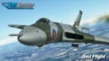 JustFlight Avro Vulcan in MSFS | Flying the Legendary XH558 | First Look and Impression