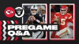 Kansas City Chiefs vs Las Vegas Raiders live pregame Q&A