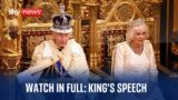 King Charles delivers first King's Speech as monarch