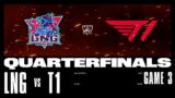 LNG vs. T1 – Game 3 | KNOCKOUTS Stage | 2023 Worlds | LNG Esports vs T1  (2023)