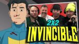 Lots of information was shared in this one. First time watching Invincible 2×2 reaction