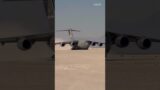 MASSIVE Jet In Middle Of Desert Takes Off (C-17)