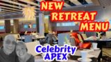 MUST SEE this NEW MENU for SUITES on the Celebrity APEX