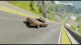 Mercedes SL convertible vs Ramp of Death jump | BeamNG.drive