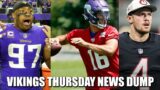Minnesota Vikings News Dump (11.2.23) | Jaren Hall Extra Practice, Heinicke Starts, Everson Coaching