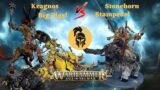 Monster Mash Volume 2: Kragnos and Big Pigs vs Stonehorn Stampede!! Age of Sigmar Battle Report!!
