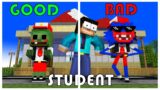 Monster School : GOOD STUDENT VS BAD STUDENT – Minecraft Animation