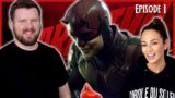 My wife watches DAREDEVIL for the FIRST time || Season 3 Episode 1