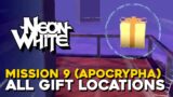 Neon White Mission 9 (Apocrypha) All Gift Locations