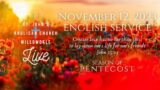 Nov 12th English Service Live Streaming