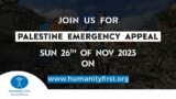 Palestine Emergency Appeal | Humanity First