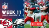 Philadelphia Eagles vs Kansas City Chiefs 4th-Qtr HIGHLIGHTS Week 11 | November 20 | 2023 season