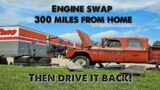 RARE Powerwagon PARKED 23 years! Can we engine swap it and drive 300 miles?