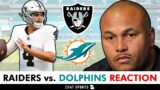 Raiders vs. Dolphins INSTANT Post-Game Reaction & Raiders Rumors On Aidan O’Connell & Antonio Pierce