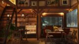 Rainy Jazz Cafe – Slow Jazz Music in Coffee Shop Ambience for Work, Study and Relaxation