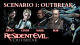 Resident Evil Outbreak: Scenario 1 "Outbreak" | Gameplay & Walkthrough 2023 (No Commentary)