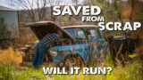 SAVED from SCRAP 1955 Chevy – WILL IT RUN and DRIVE 150 Miles Home after 25 years?