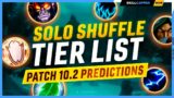SOLO SHUFFLE TIER LIST PREDICTIONS for PATCH 10.2 – DRAGONFLIGHT SEASON 3
