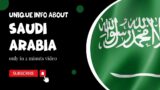 Saudi Arabia Unique Information | Numbers Behind The Plants