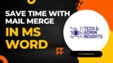 Save Time With Mail Merge in MS Word| What is Mail Merge in MS Word| Mail Merge in Hindi| Mail Merge