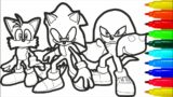 Sonic 2 Friends rush to the rescue Coloring pages