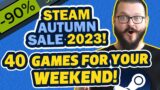 Steam AUTUMN Sale 2023! 40 Must-play games! My recommendations!