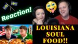 Swedes React! Brits try Louisiana Soul food for the first time!