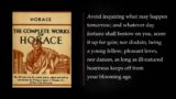 THE WORKS OF HORACE in ENGLISH PROSE. Audiobook, full length