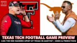 Texas Tech at #7 Texas Game Preview | Odds & Prediction | Players To Watch (College Football)