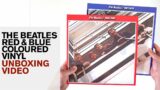 The Beatles / 'Red' and 'Blue' albums coloured vinyl unboxing video