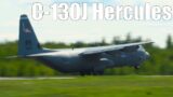 US Air Force Lockheed Martin C-130J Hercules Takeoff Close – ACE23 [4K]