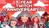 [VOD] 3 YEAR TWITCH ANNIVERSARY CELEBRATION! // OH BOY