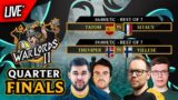 WARLORDS 2 $50,000 QUARTERFINALS, TheViper vs Villese and TaToH vs Sitaux #ageofempires2 #live #rts