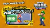 Wall Climb Jump 1 – 100% All Wonder Seeds, Flower Coins & Flag – Super Mario Bros Wonder
