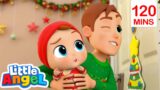 Who's At The Door This Christmas? | Little Angel Kids Songs & Nursery Rhymes