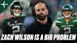 Why won't Robert Saleh bench Zach Wilson? + Raiders preview