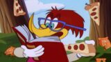 Woody pranks his teacher with pizza! | Woody Woodpecker