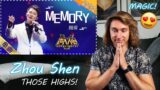 Zhou Shen – "Memory": | Those HIGHS! | A song from the heavens | Singer First Reaction!