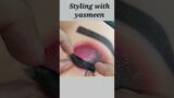 gorgeous easy cut crease pink eye makeup tutorial glitter #makeup #eyemakeup #shorts #ytshorts