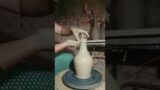 making terracotta flower vase wheel work full video… #potteryclay #wheel #clay #terracottaclay