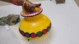 terracotta planter || Matki Painting Idea ||Diy ||