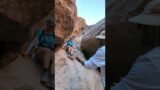 Goldstrike Canyon Hot Springs | Climbing down using Ropes | Pickupsports | Hiking Adventures | 43