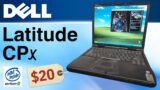 $20 Dell Latitude CPx Laptop from 2000!!