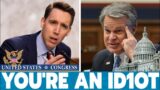 'Good Heavens, Director!' Hawley Lash Out At FBI's Wray Over Catholic Investigations!