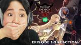 A demon has INFILTRATED in the human world! | Retired Demon King Reaction | Ep 01-03