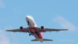 Airbus A320 of ThaiVietjetAir takeoff