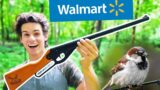 BIRD HUNTING with Walmart's CHEAPEST BB GUN (Catch and Cook)