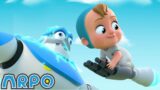 Baby to the RESCUE!! | ARPO The Robot | Funny Kids Cartoons | Kids TV Full Episodes