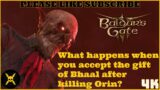 Baldur's Gate 3: What happens when you accept the gift of Bhaal after killing Orin?