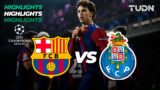 Barcelona vs Porto – HIGHLIGHTS | UEFA Champions League 23/24 | TUDN